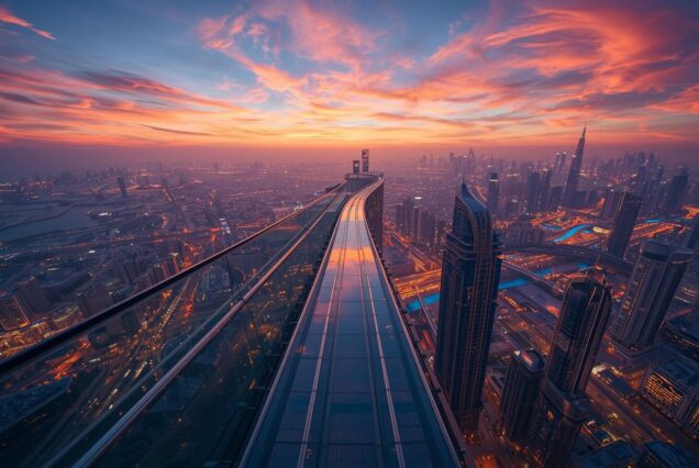 بلیط رصدخانه اسکای ویوز دبی با سرسره شیشه‌ای – رزرو آنلاین و تخفیف ویژه