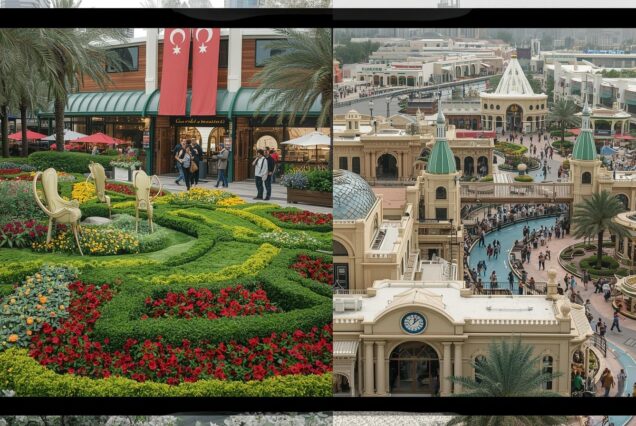 تور ترکیبی باغ گل و دهکده جهانی دبی با ترنسفر رفت و برگشت